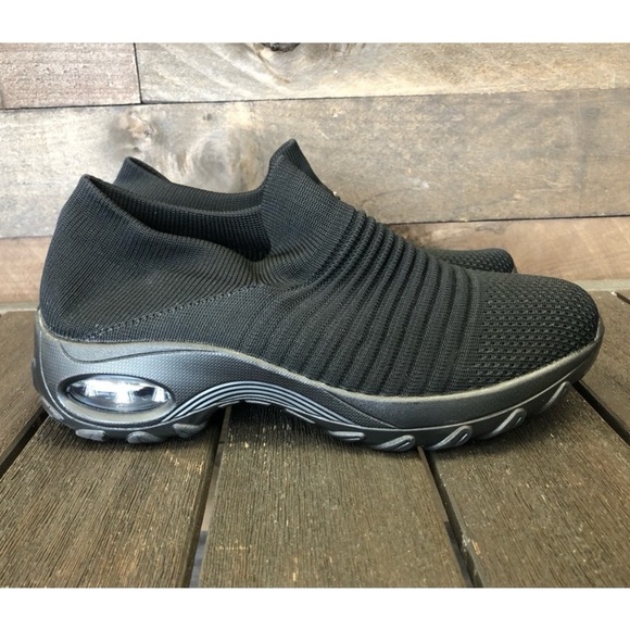 Knit Slip On Sneakers - Picture 1 of 15